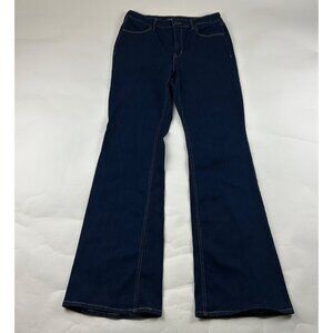 TALL Old Navy Ultra Dark Wash High Rise Flare Jeans 12T